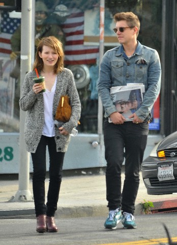 EXCLUSIVE: Xavier Samuel and Emily Browning in Los Angeles
