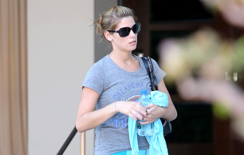 EXCLUSIVE: Ashley Greene works out in Beverly Hills